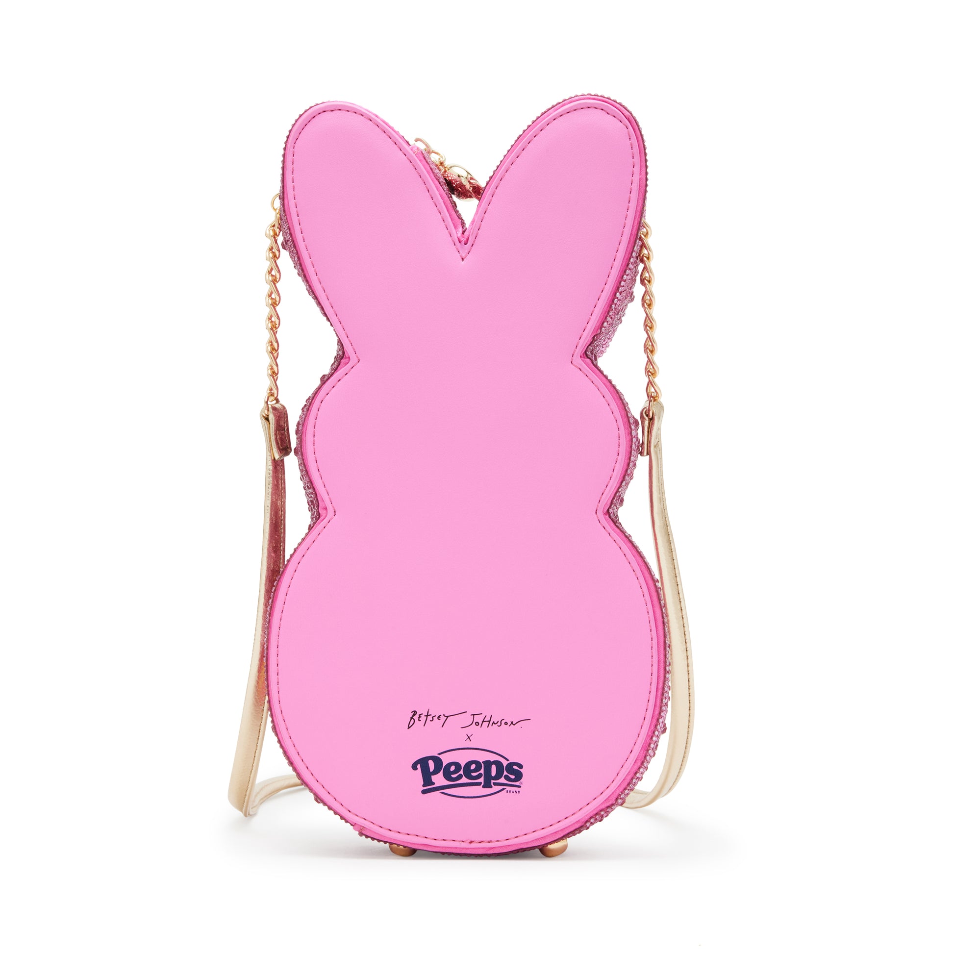Betsey Johnson Kitsch Rhinestone Peeps Bunny Crossbody Bag PinkBetsey Johnson Kitsch Rhinestone Peeps Bunny Crossbody Bag Pink