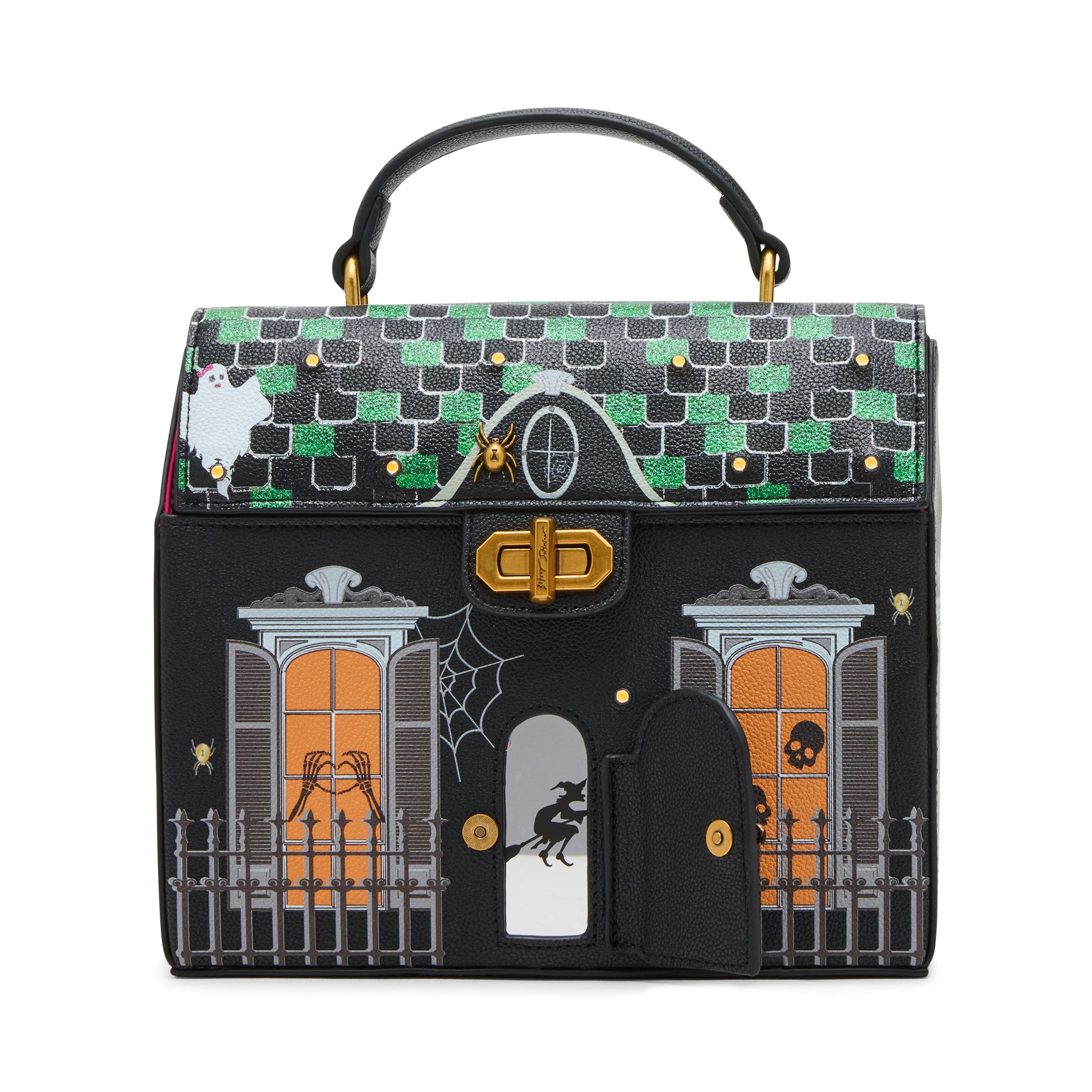betsey johnson mini crossover backpack purse Betsey Johnson Forever Home Satchel Bag, Womens, Black/Multi