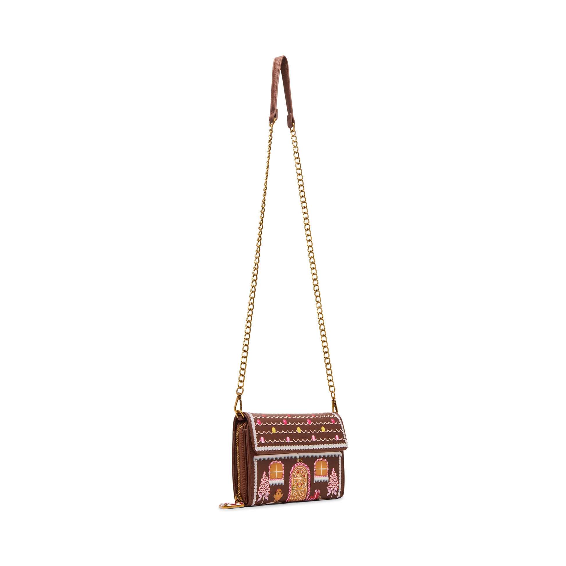 Betsey Johnson Baking Spirits Bright Wallet on a Chain Crossbody Bag