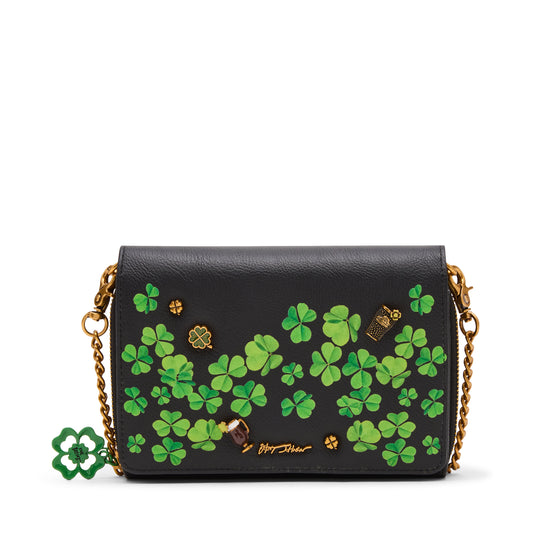 Betsey Johnson Erin Go Bragh Wallet on a Chain Crossbody Bag