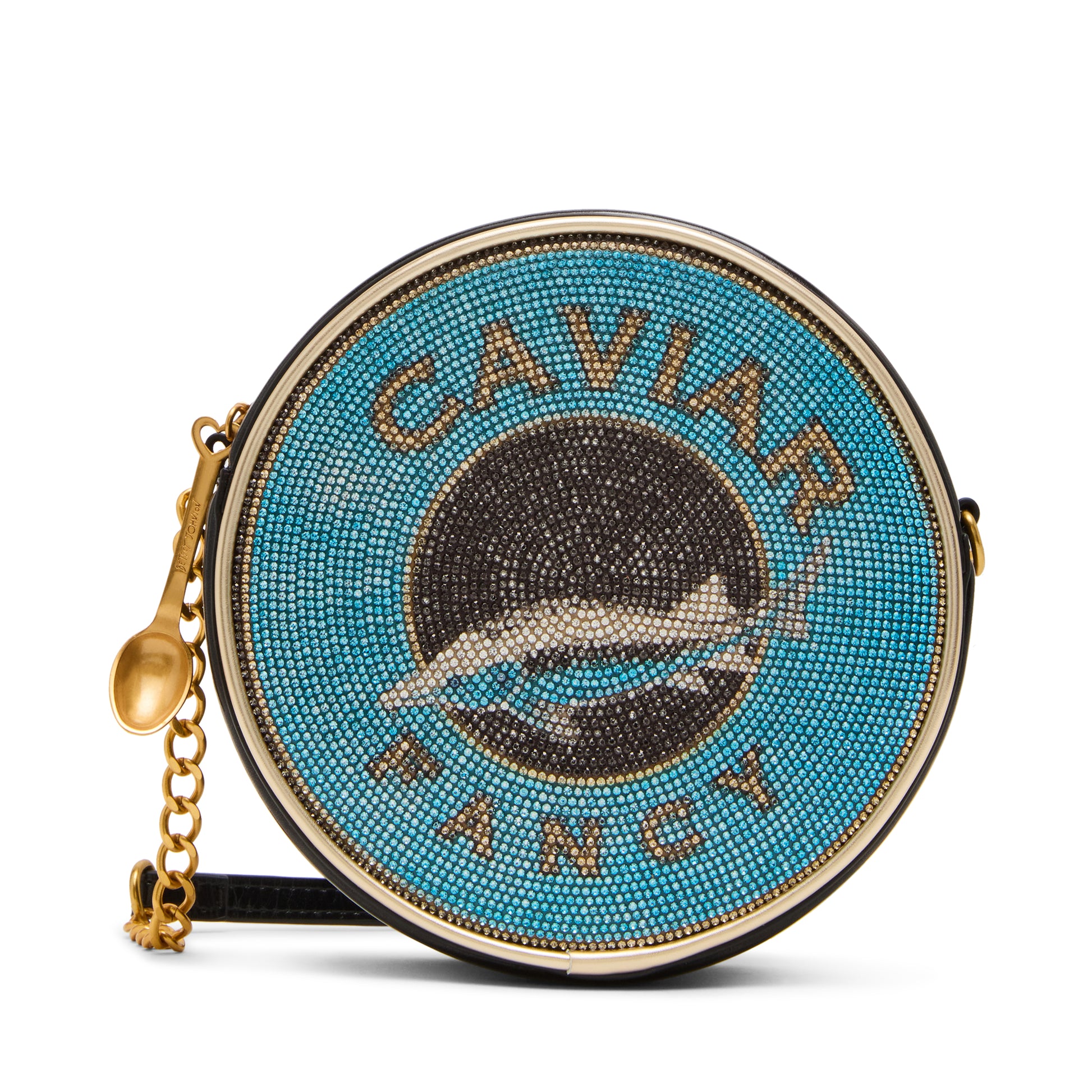 Betsey Johnson Kitsch Caviar Crossbody Bag