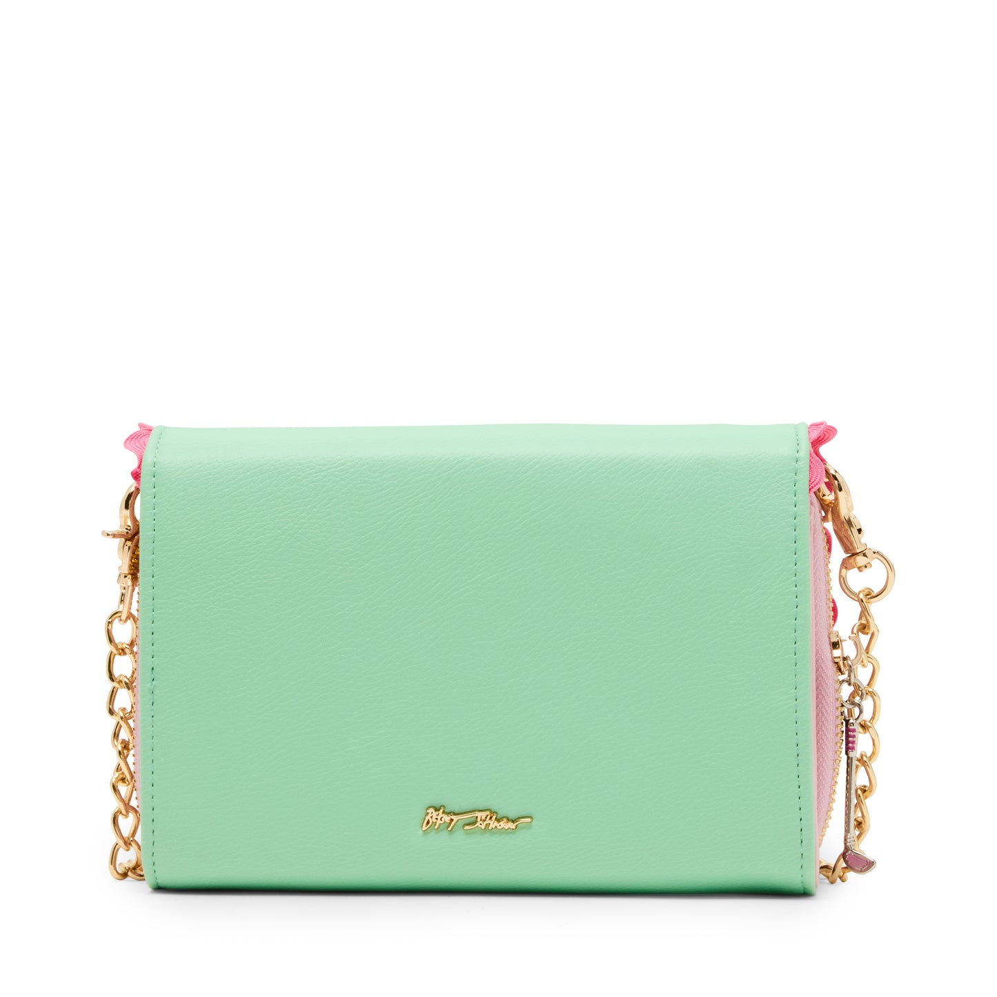 Betsey Johnson Gone Clubbing Wallet on a Chain Crossbody Bag
