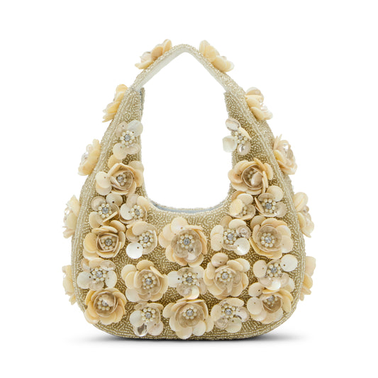 Betsey Johnson Beaded Small Hobo Bag