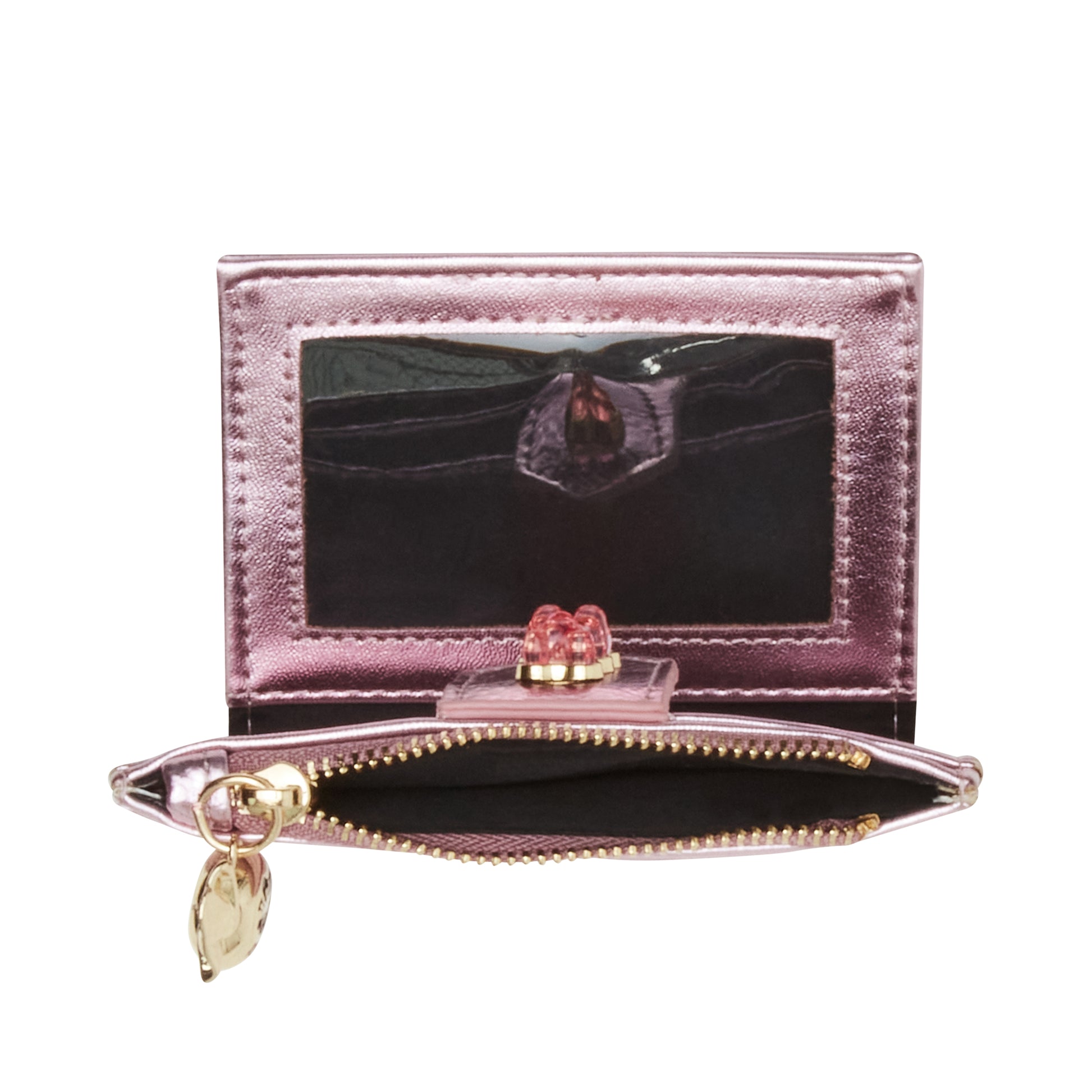 Betsey Johnson Candy Bifold Wallet Pink