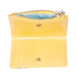 Betsey Johnson Kitsch Spin Me Bifold Wallet Yellow