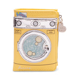 Betsey Johnson Kitsch Spin Me Bifold Wallet Yellow