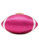 Betsey Johnson Kitsch End Zone Clutch Pink