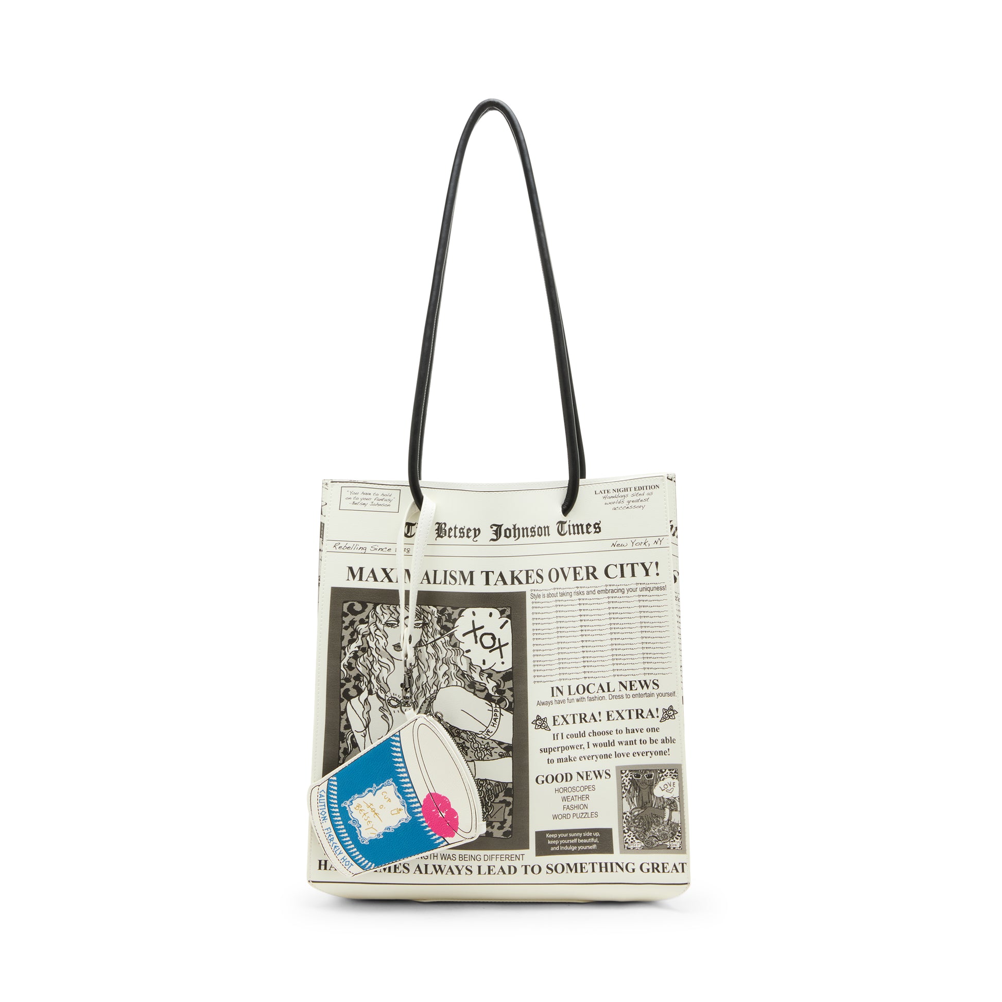 Betsey Johnson Tabloid Tote