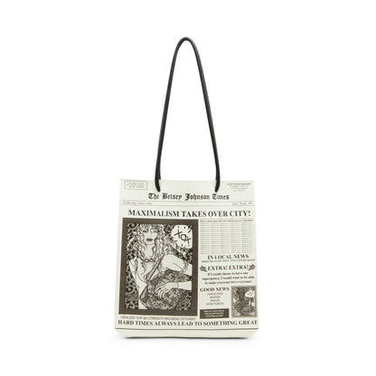 Betsey Johnson Tabloid Tote Bag
