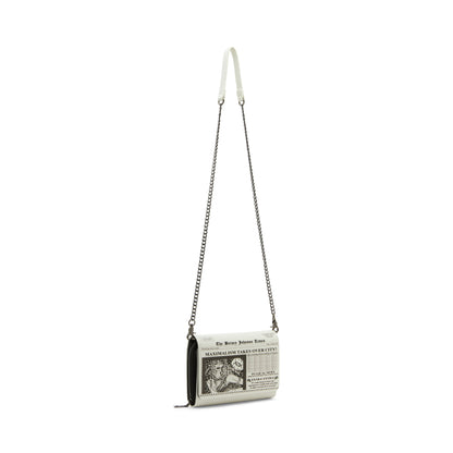 Betsey Johnson Whats The Word Wallet on a Chain Crossbody Bag