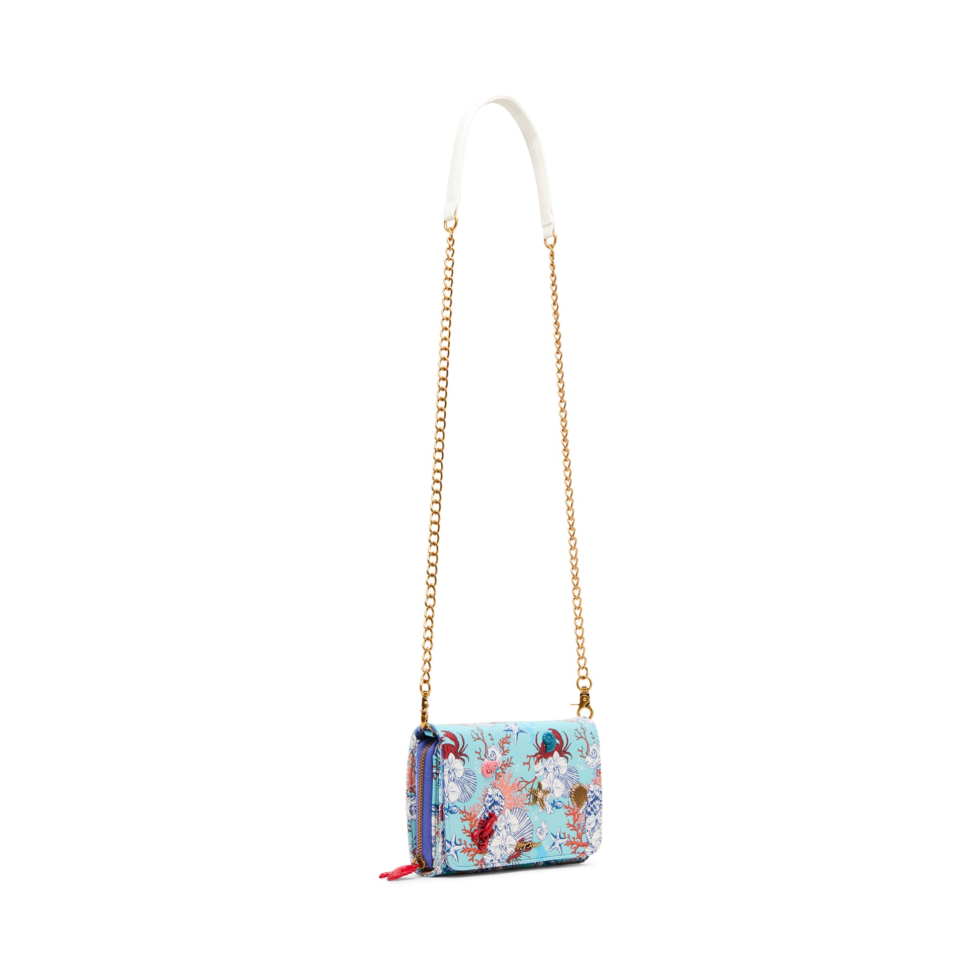 Betsey Johnson High Seas Honey Wallet on a Chain Crossbody Bag