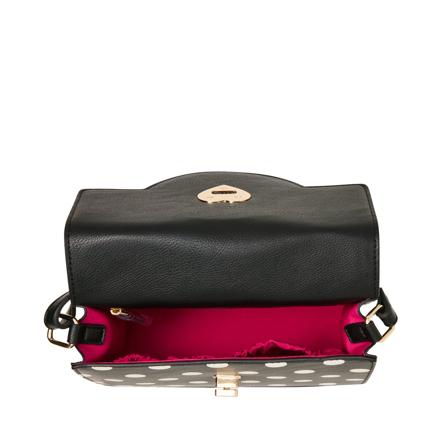 Betsey Johnson Kitsch Miss Connection Phone Crossbody Bag Dots