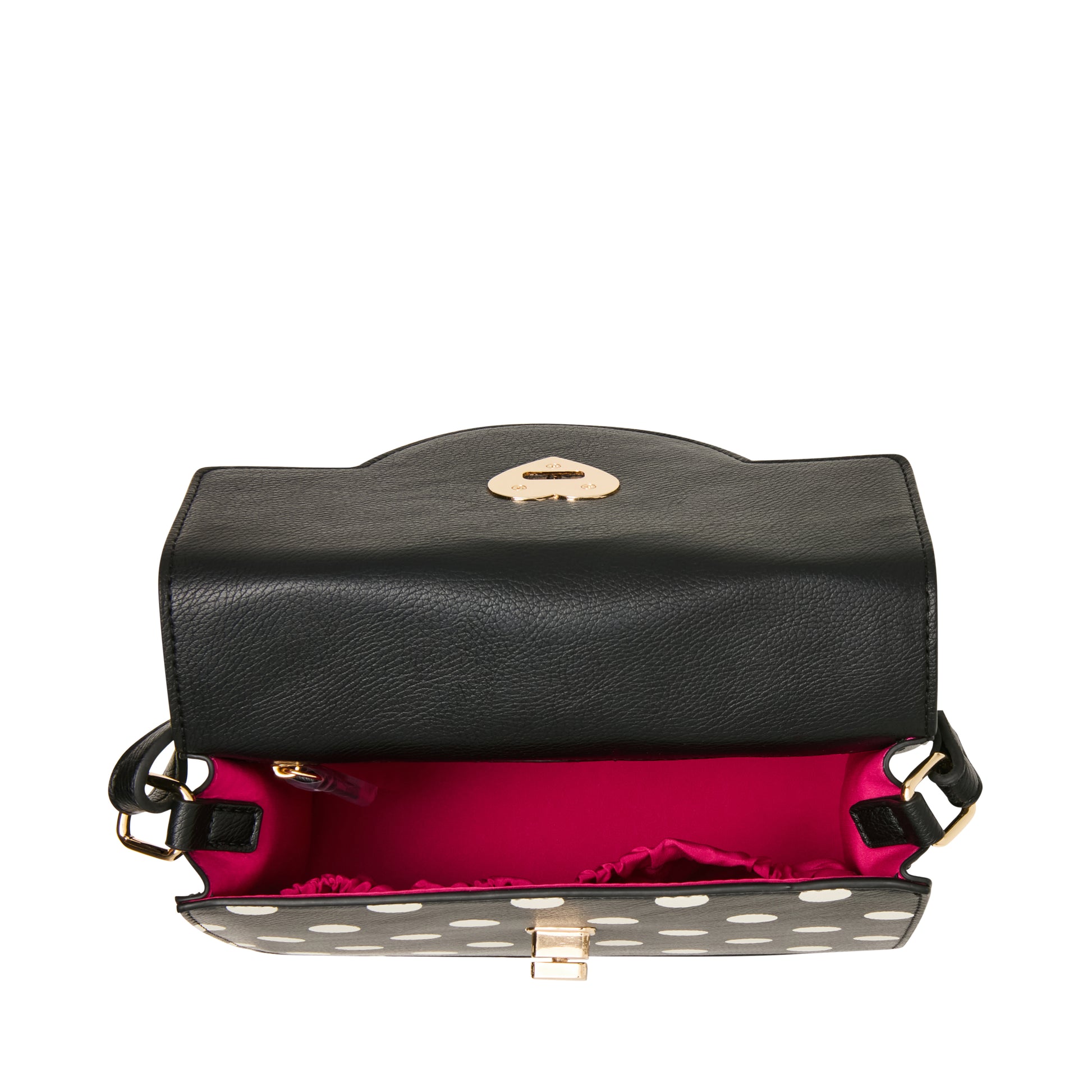 Betsey Johnson Kitsch Miss Connection Phone Crossbody Bag Dots