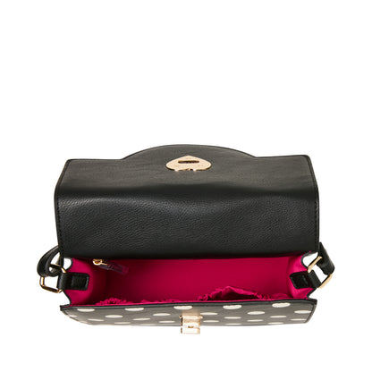 Betsey Johnson Kitsch Miss Connection Phone Crossbody Bag Dots