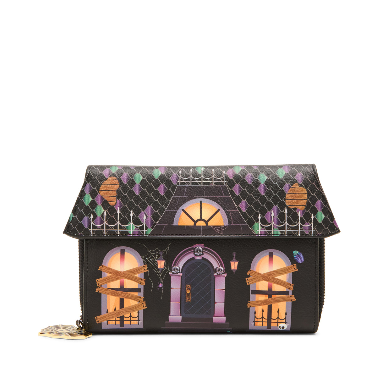 Betsey Johnson Boo & Breakfast Wallet On A Chain Crossbody Bag