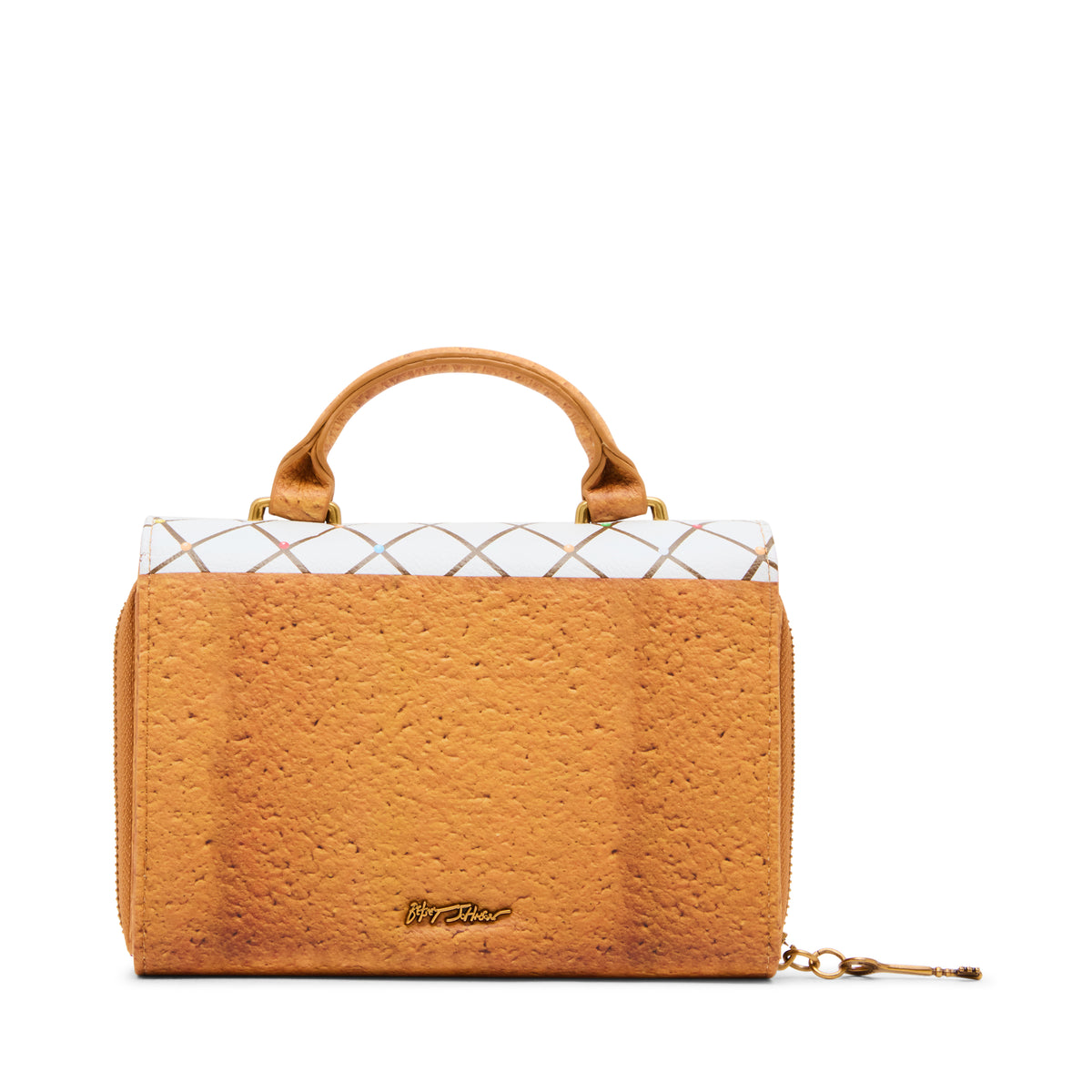 Betsey Johnson Treat Me Right On Chain Crossbody Bag