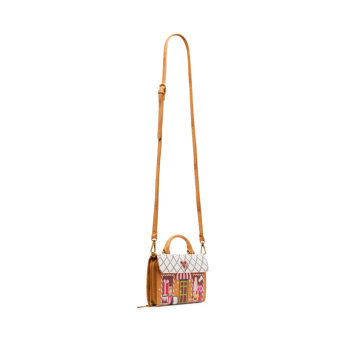 Betsey Johnson Treat Me Right On Chain Crossbody Bag