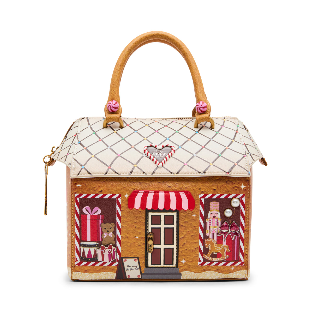 Betsey Johnson Kitsch Treat Me Right Satchel Bag