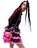 Betsey Johnson Kitsch Bear Necessity Crossbody Bag Pink