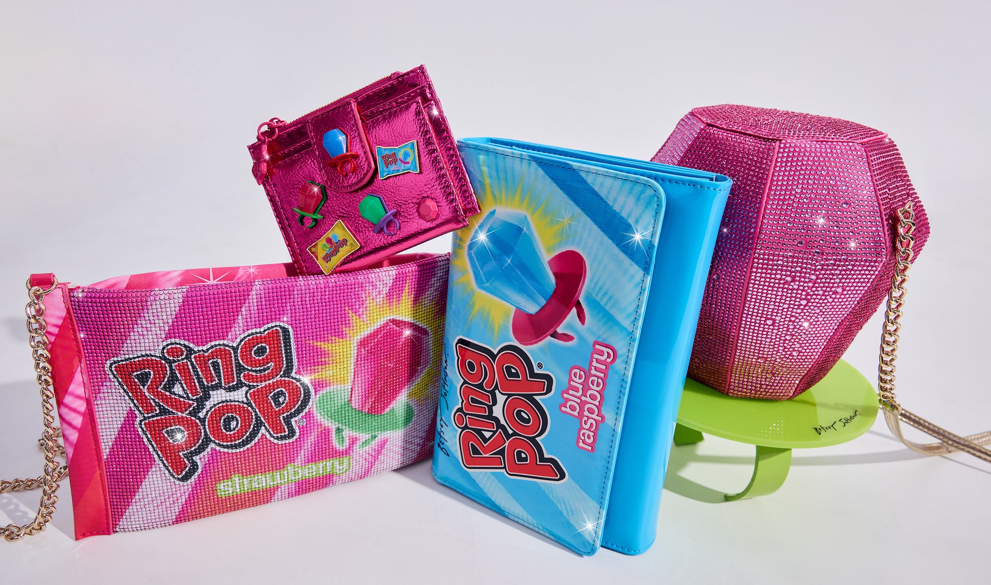 Ring Pop-themed purses 