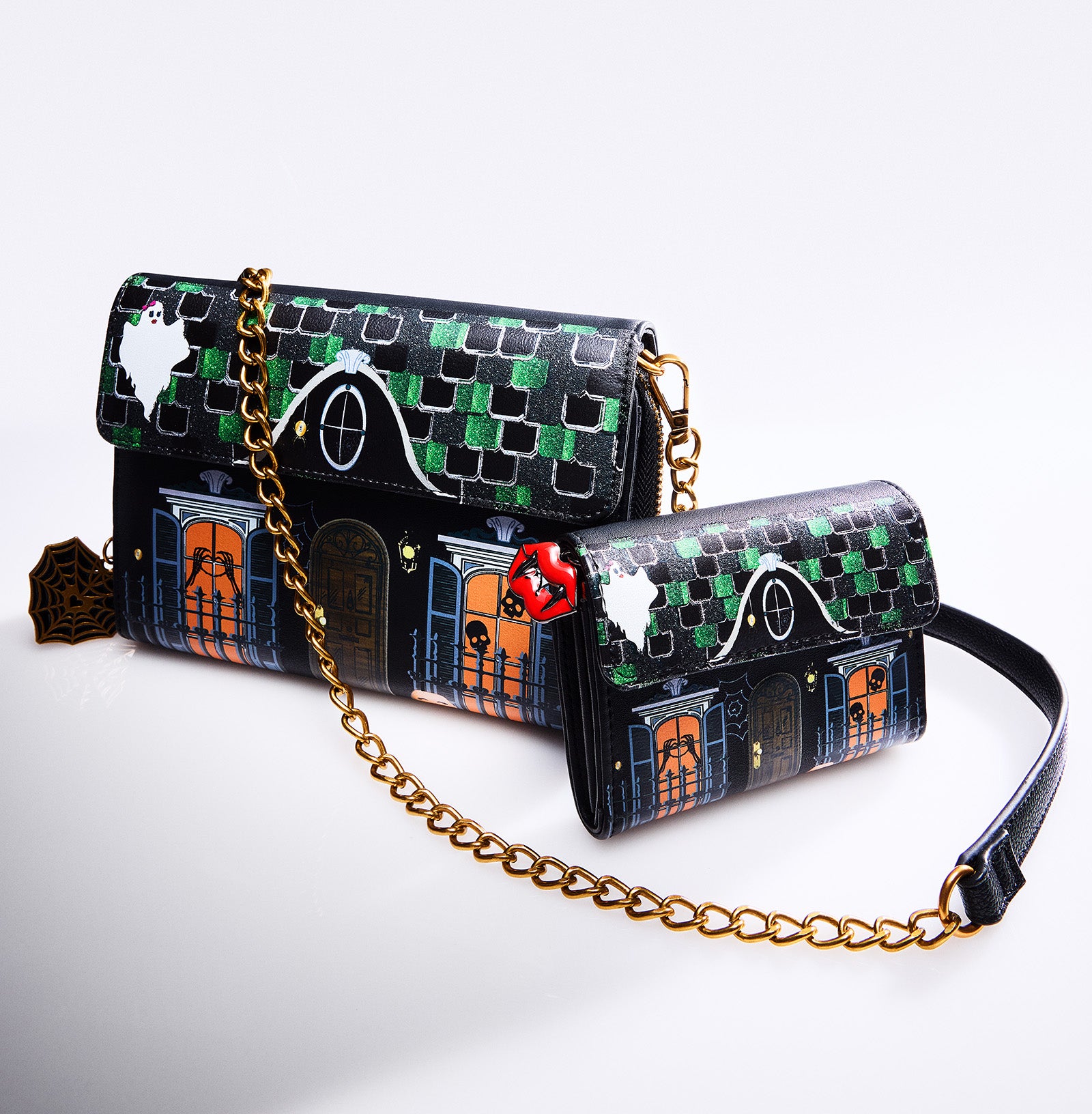Betsey Johnson Forever Home Wallet On Chain Crossbody Bag