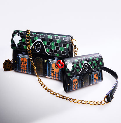 Betsey Johnson Forever Home Wallet On Chain Crossbody Bag