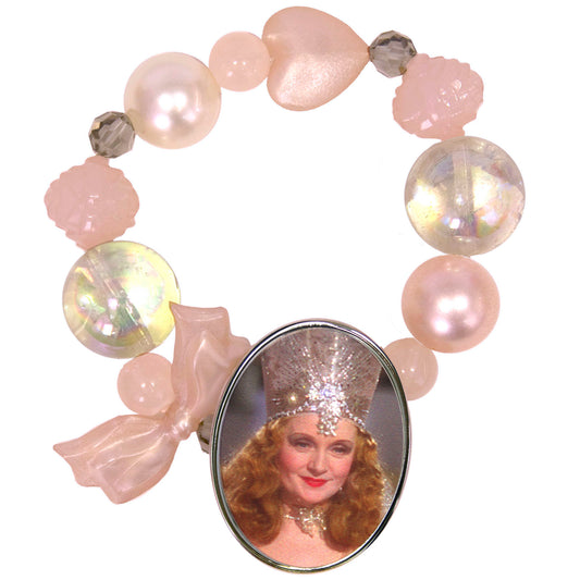 Tarina Tarantino Good Witch Cameo Bow Stretch Bracelet
