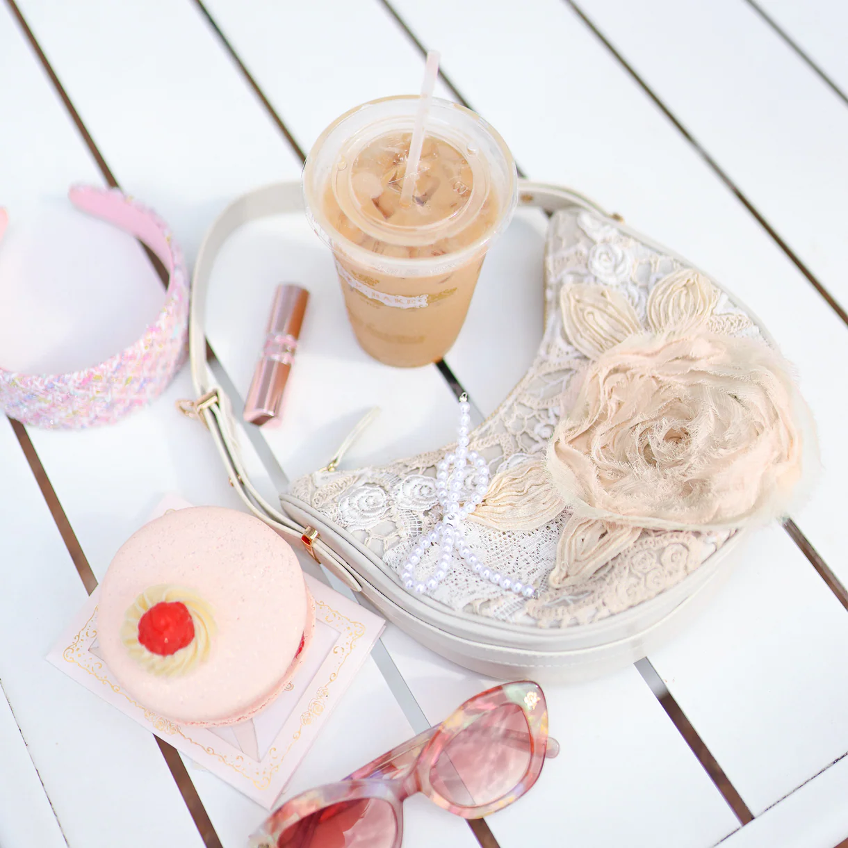 DiFerdinando The Rosaline Lace Shoulder to Crossbody Bag