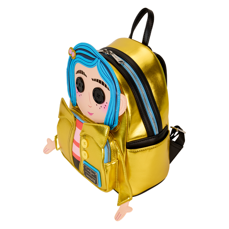 coraline mini backpack spencer's Coraline 15th Anniversary Laika Doll Metallic Cosplay Mini Backpack