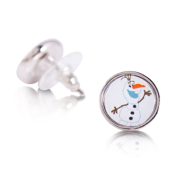 Frozen Olaf Snowman Stud Earrings