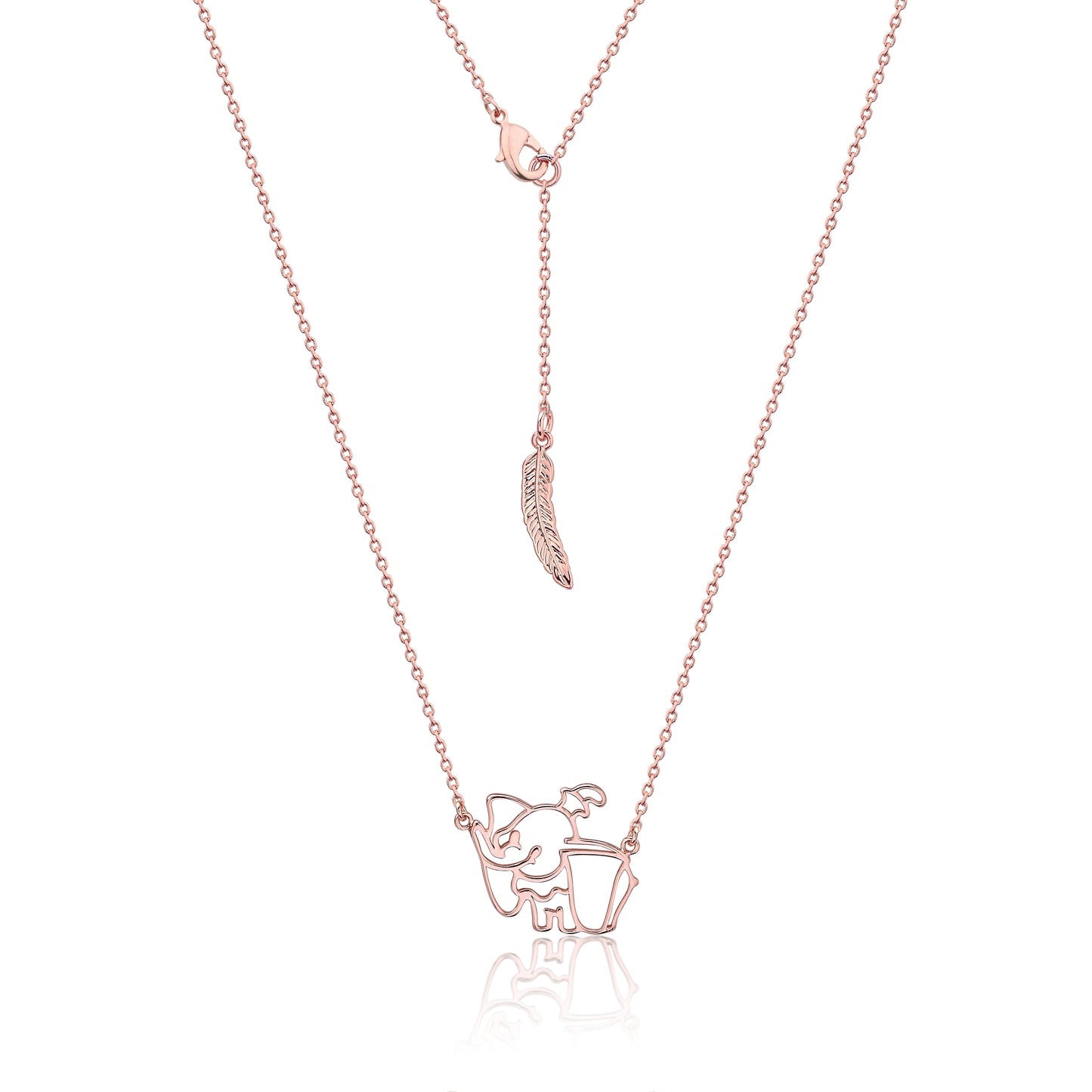 Disney by Couture Kingdom Dumbo Outline Necklace