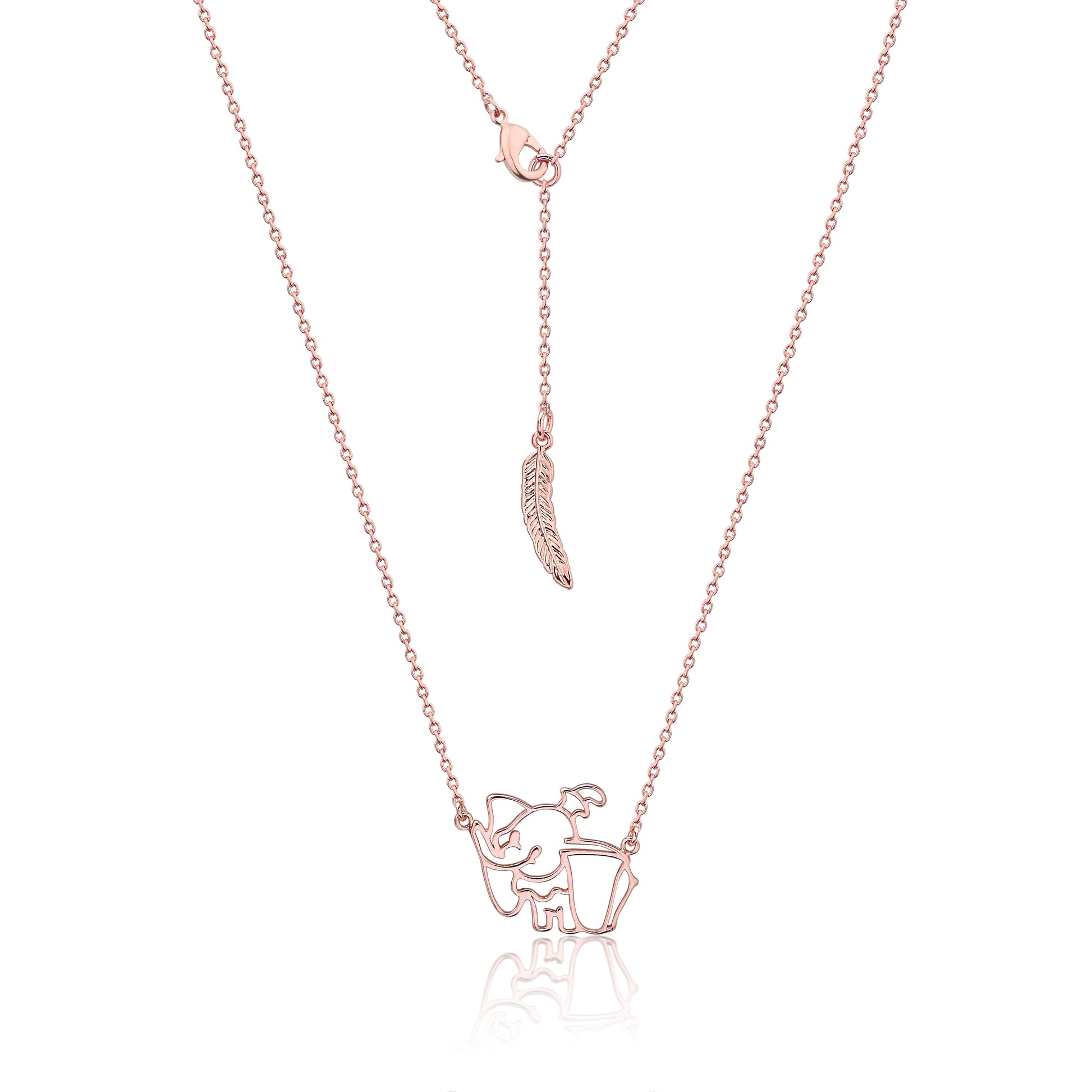 Disney by Couture Kingdom Dumbo Outline Necklace