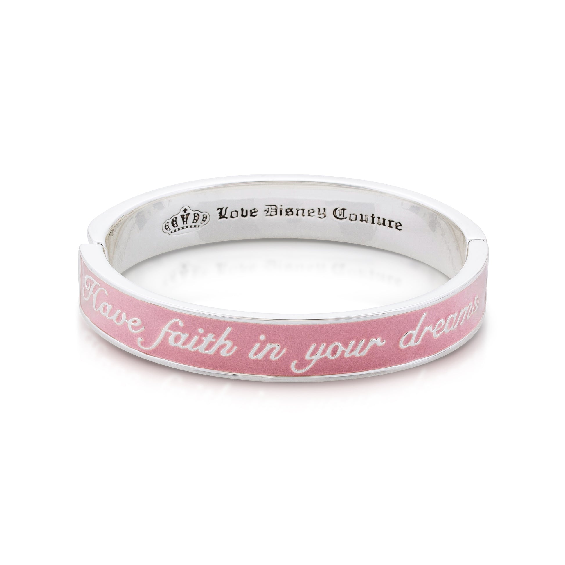 Disney by Couture Kingdom Cinderella Dreams Pink Bangle Bracelet