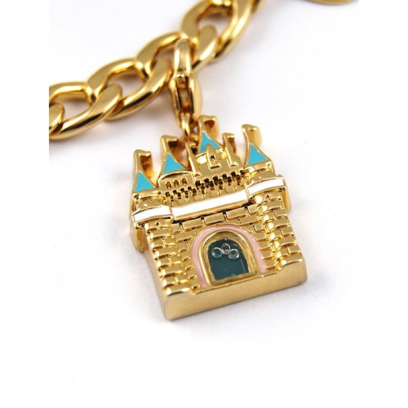 Disney by Couture Kingdom Magic Castle Curb Link Charm Starter Bracelet
