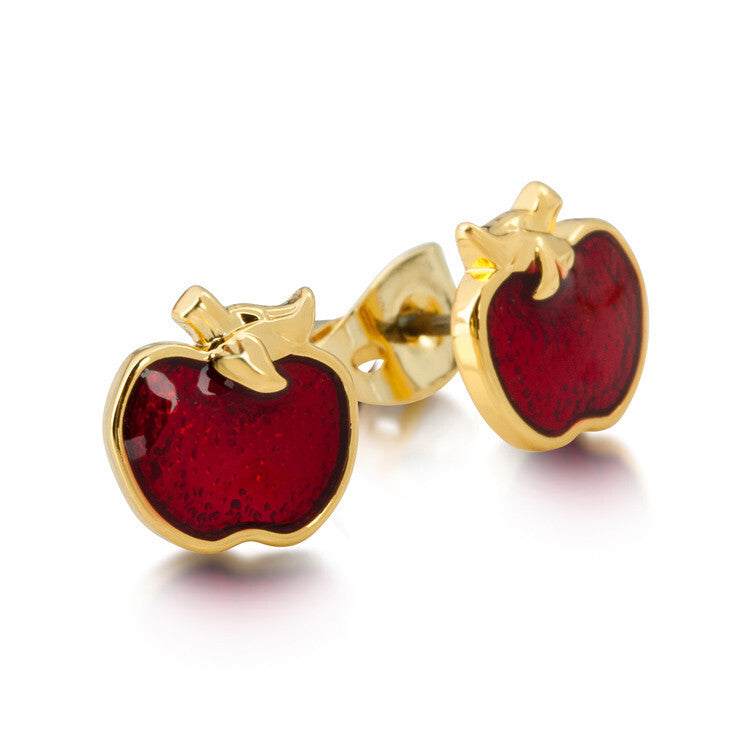 Snow White Apple Stud Earrings
