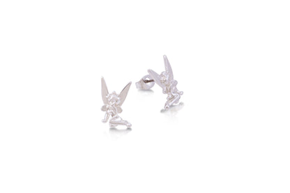 Sitting Tinker Bell Stud Earrings