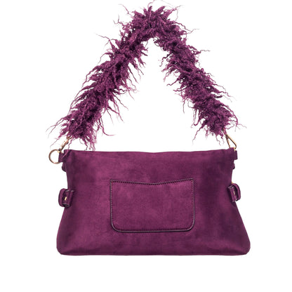 DiFerdinando Sugar Talk Clutch Plum