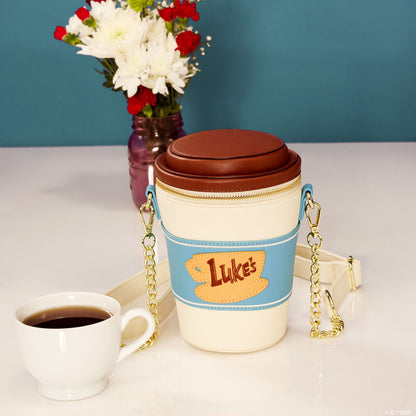 Loungefly Gilmore Girls Luke's Diner To-Go Coffee Cup Figural Crossbody Bag