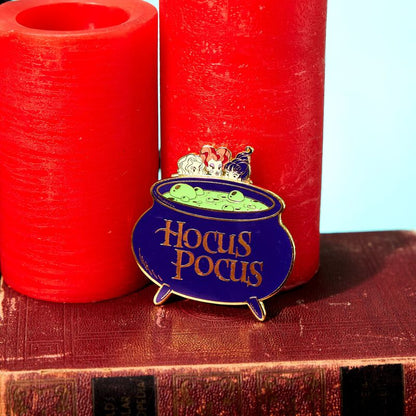 Loungefly Hocus Pocus Cauldron 3" Collector Box Sliding Pin