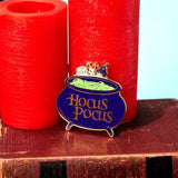 Loungefly Hocus Pocus Cauldron 3" Collector Box Sliding Pin