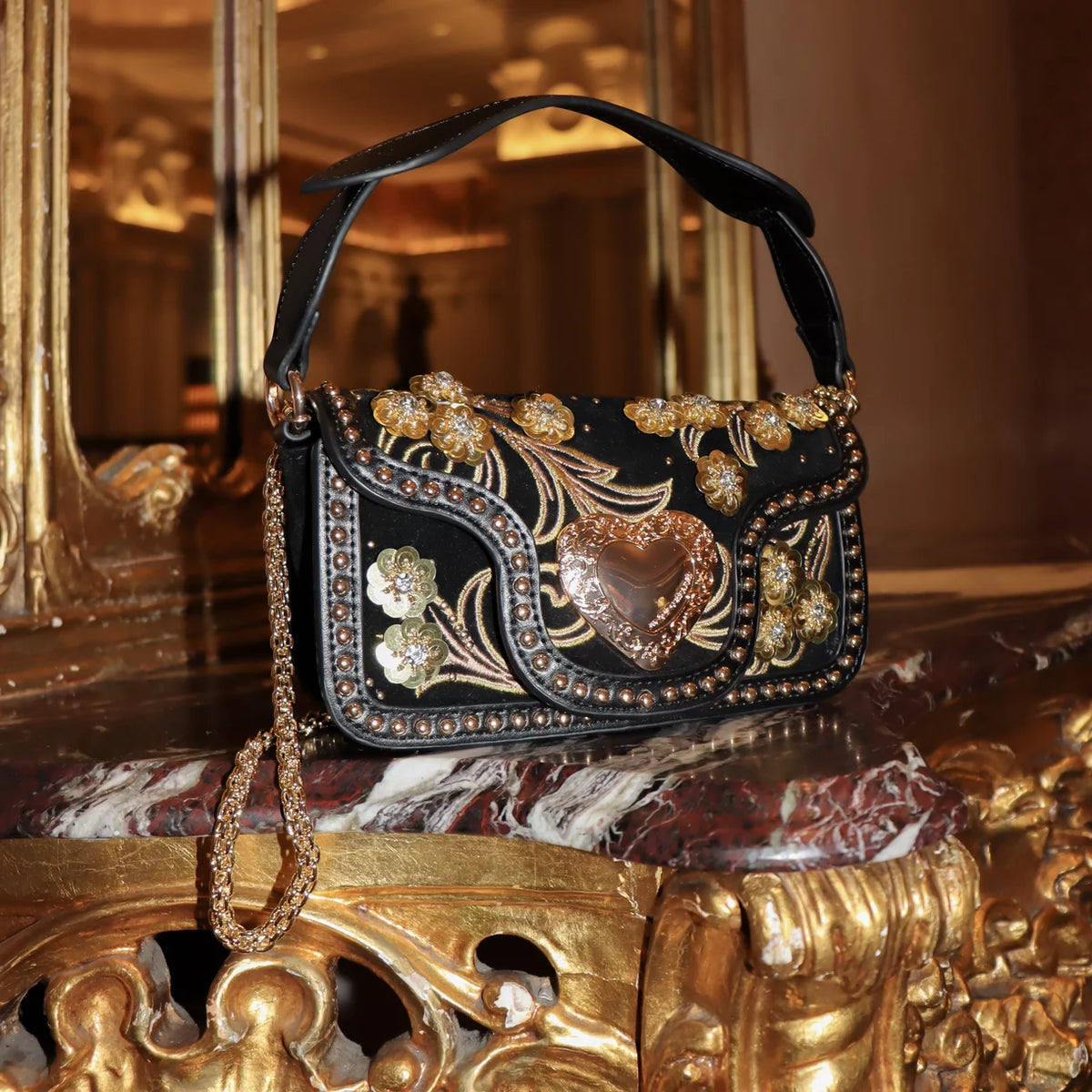DiFerdinando Moonlit Bouquet Mini Bag