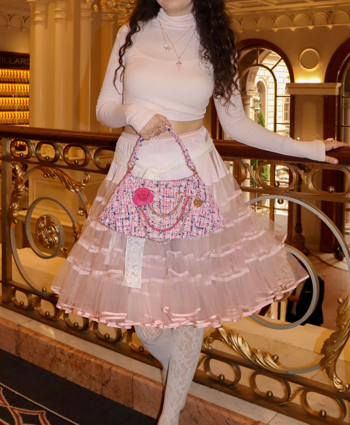 DiFerdinando Spotted on 5th Crossbody Pink Multi