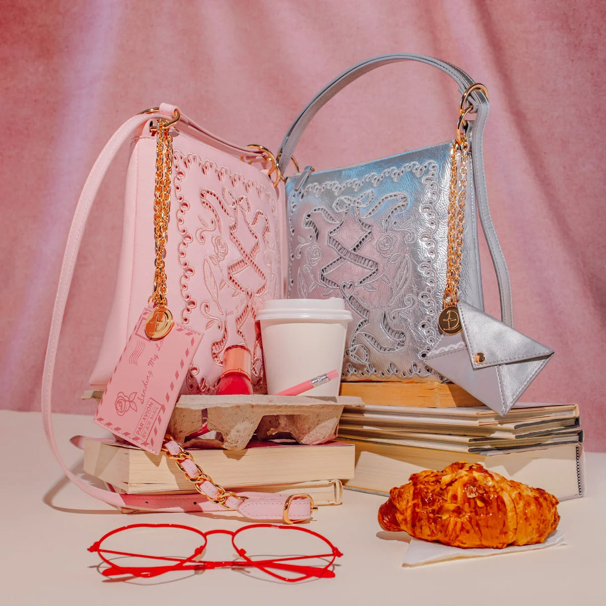 DiFerdinando Ribbon Reverie Mini Convertible Hobo