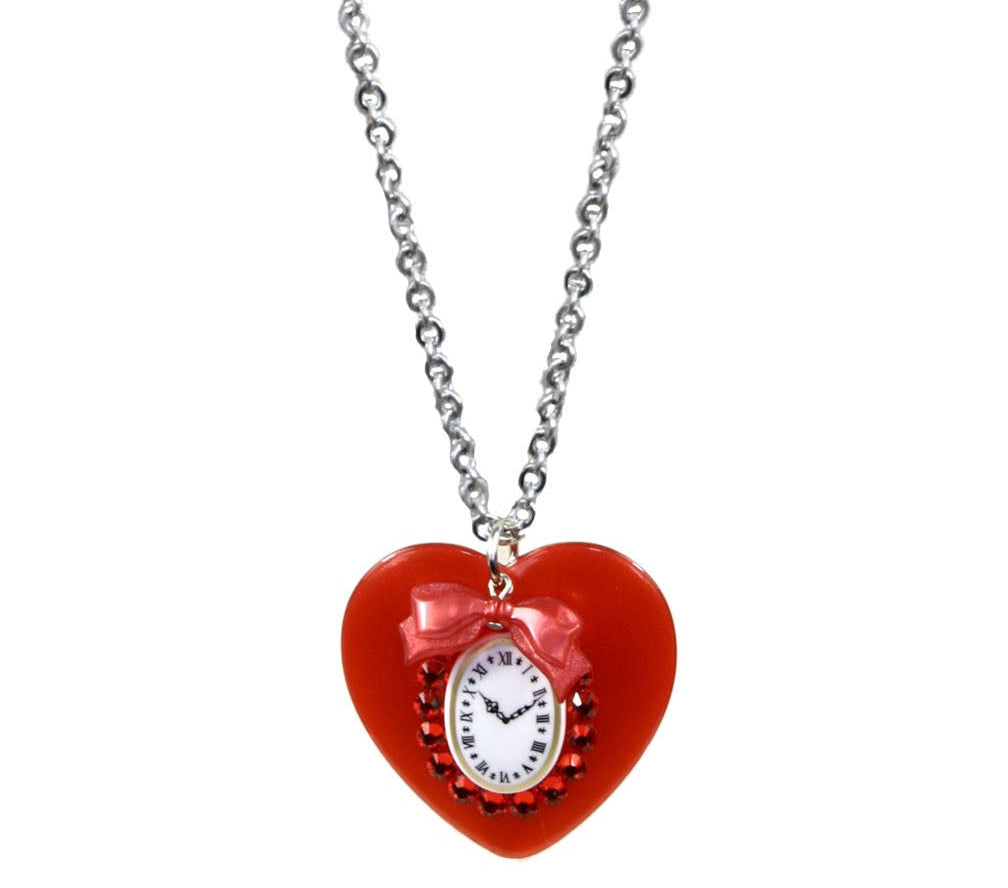 Tarina Tarantino Tin Man Clockwork Heart Necklace