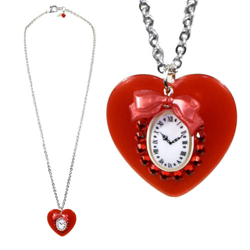 Tarina Tarantino Tin Man Clockwork Heart Necklace