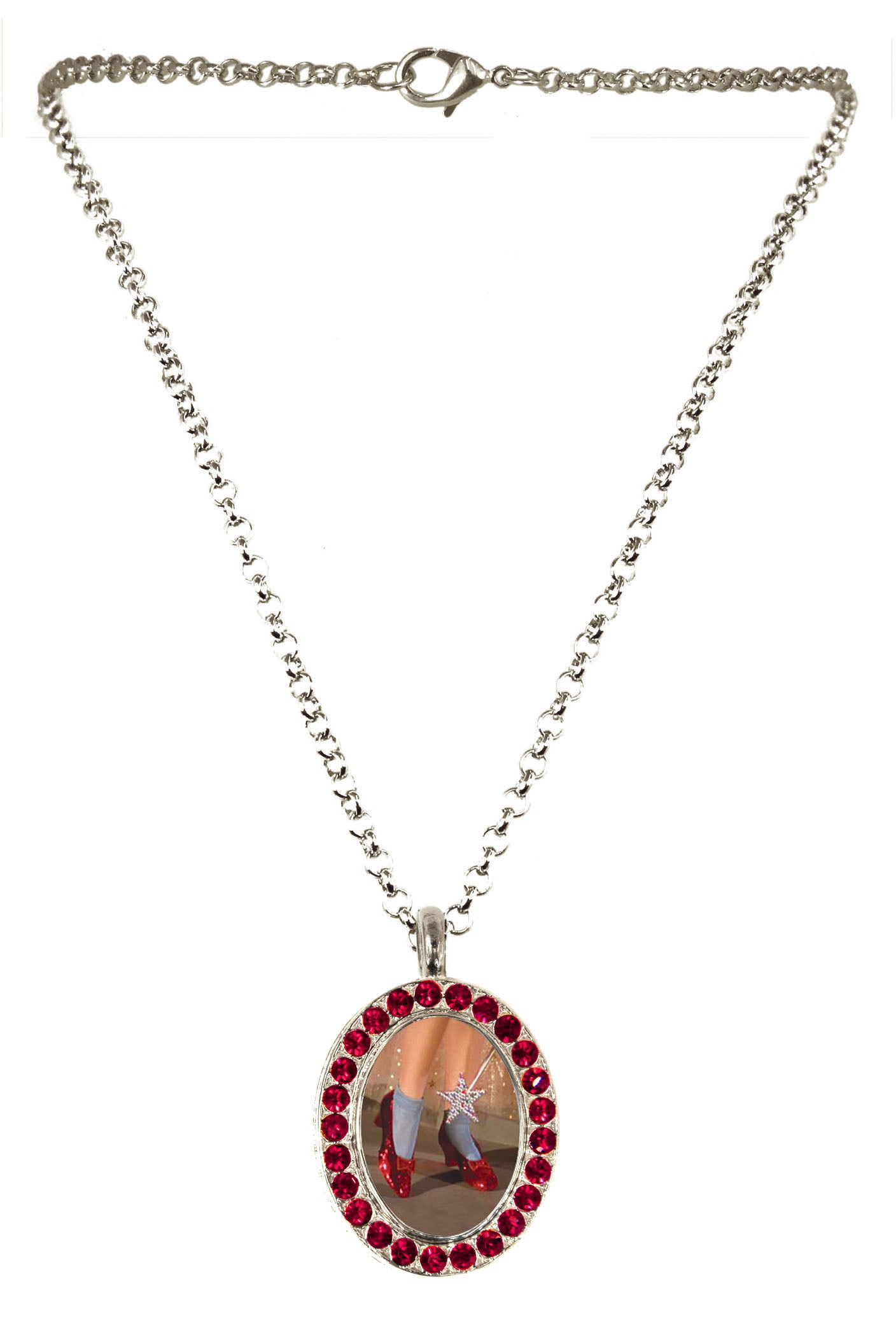 Tarina Tarantino Wizard of Oz My Pretty Ruby Slippers Small Cameo Necklace
