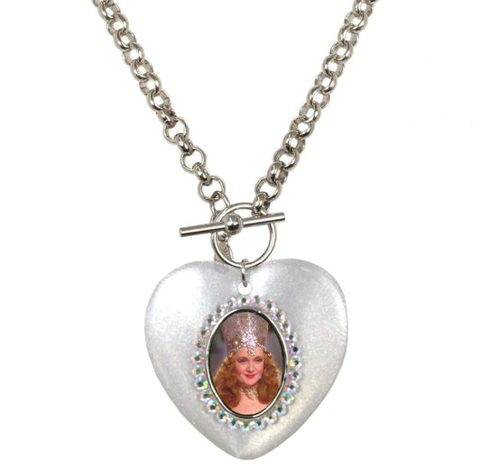 Tarina Tarantino Good & Bad Witch Flip Heart Necklace