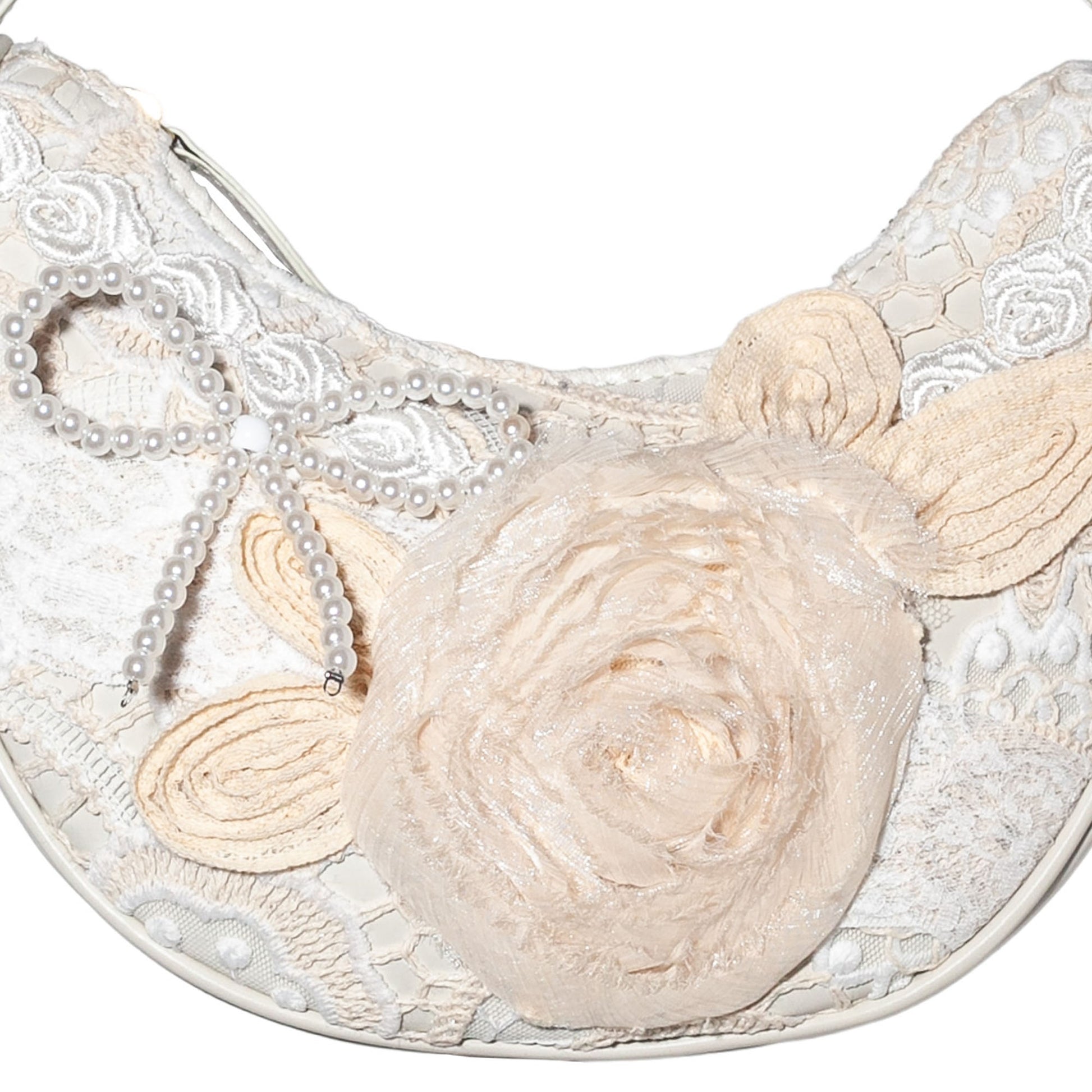 DiFerdinando The Rosaline Lace Shoulder to Crossbody Bag