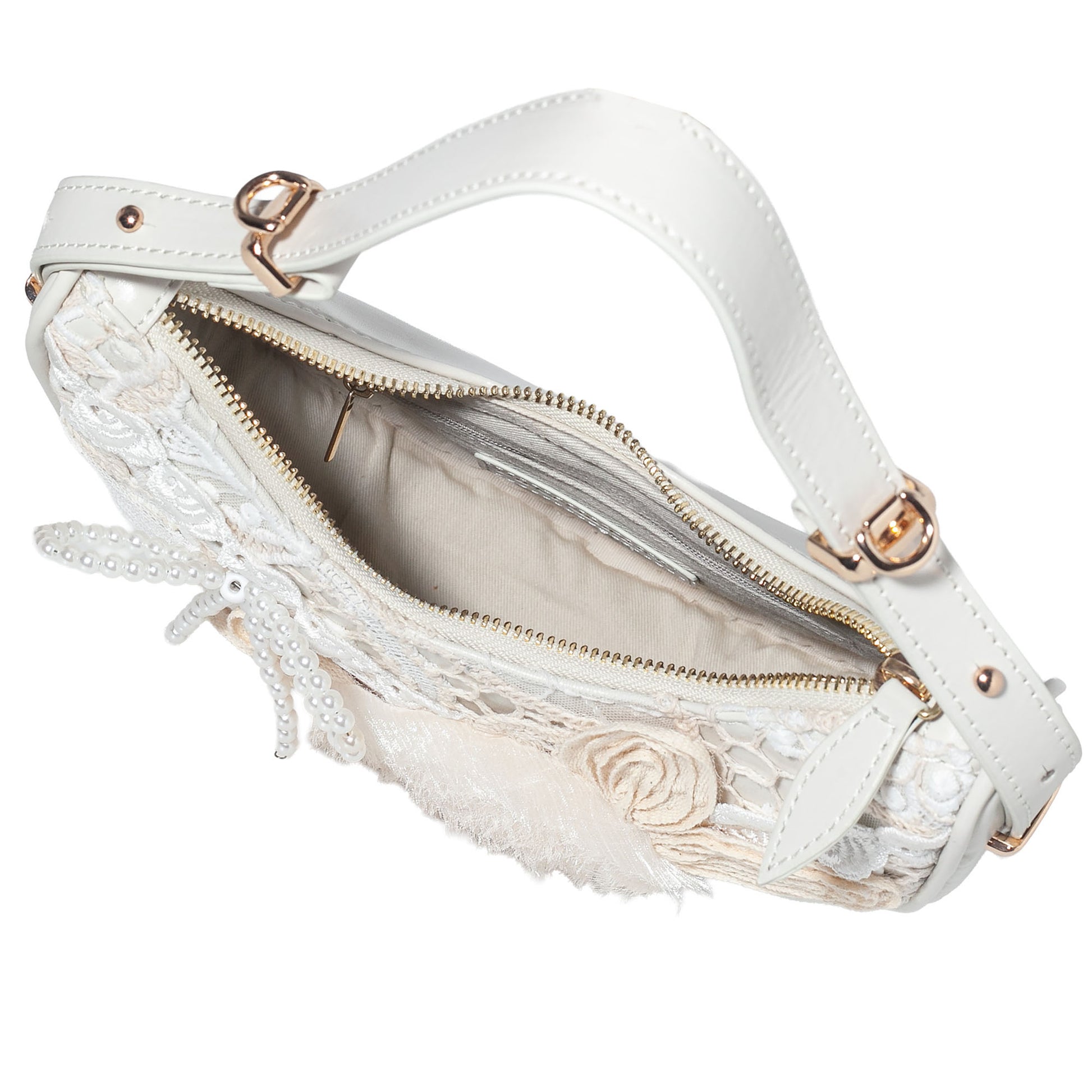 DiFerdinando The Rosaline Lace Shoulder to Crossbody Bag