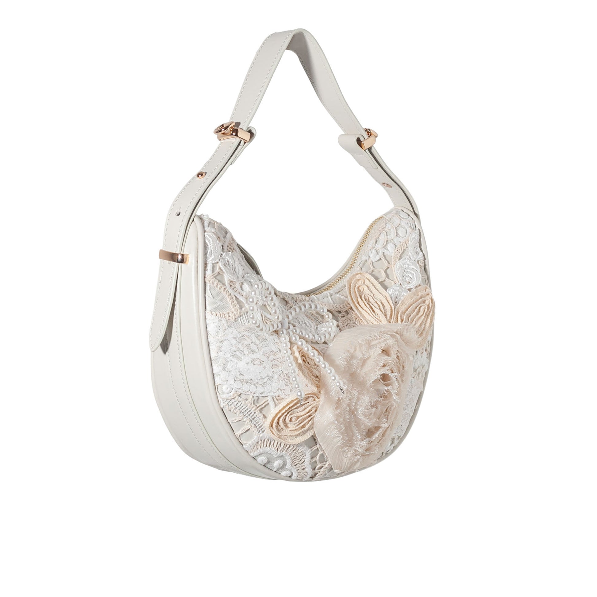 DiFerdinando The Rosaline Lace Shoulder to Crossbody Bag